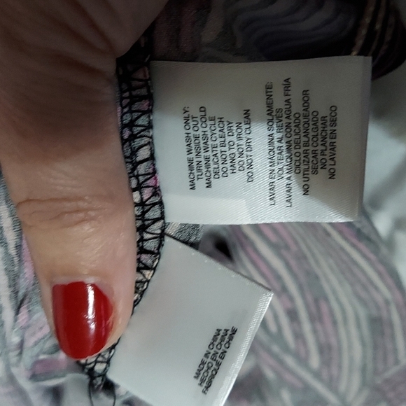 KASPER Gold and Purple Blouse Size L - Picture 4 of 6